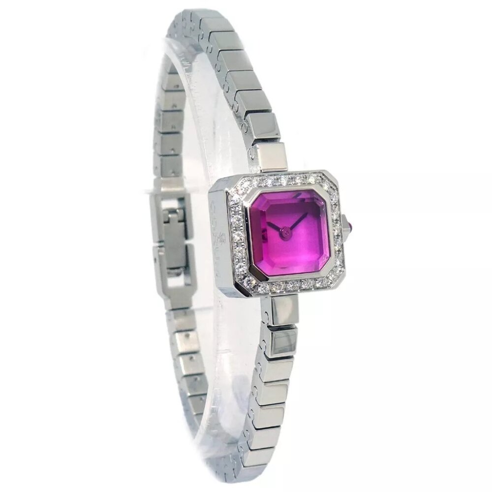 Corum Sugar Cube Ref.137.428.47 Quartz Watch SS Diamond